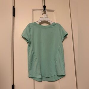 All In Motion Tween Active Dri Fit Keyhole Back Top Size Girls 10-12 Large
